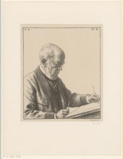 Portrait of Adolph Menzel