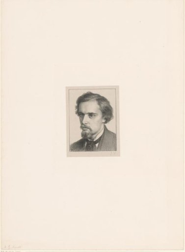 Portrait of Dante Gabriel Rossetti