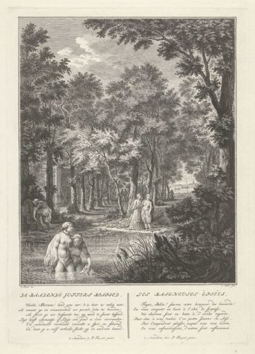 Peeping at the Bathing Maidens