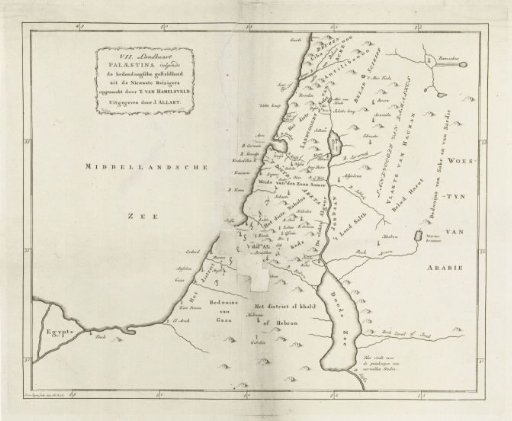 Map of a part of Palestine
