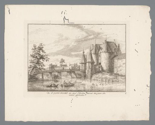 View of the Sint-Janspoort in Haarlem