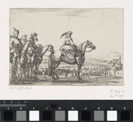 Commander overseeing the advance of the army