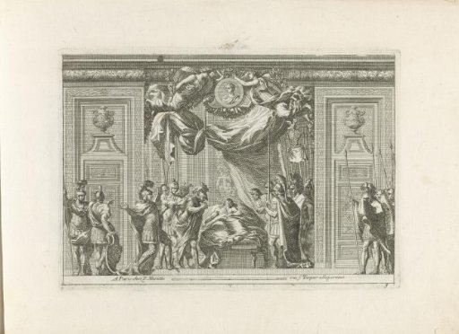 Alcove with the dying Germanicus