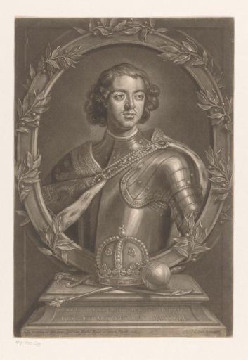 Portrait of Peter I the Great, Tsar of Russia