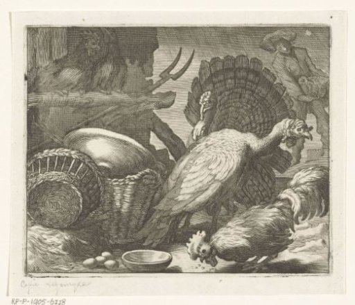 Chickens and turkeys