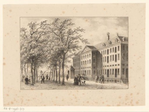 View of the State Naval Magazine in Amsterdam