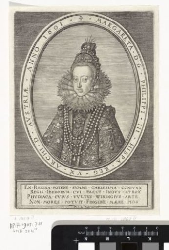 Portrait of Margaret of Austria, Queen of Spain