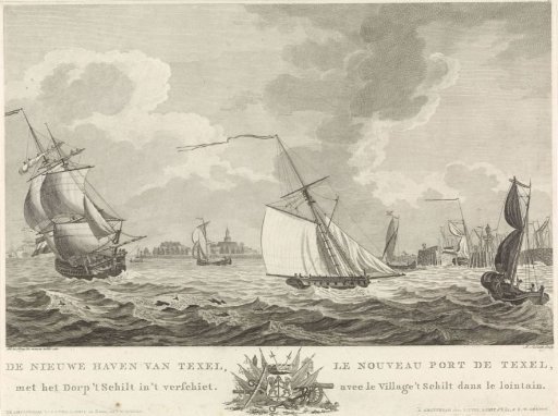 View of the New Harbour of Texel