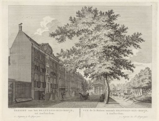 View of the Van Brants-Rushofje in Amsterdam
