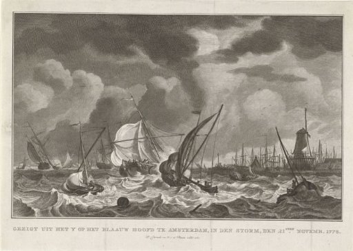 Storm on the IJ, 1776