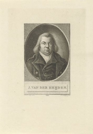 Portrait of J. van der Heijden