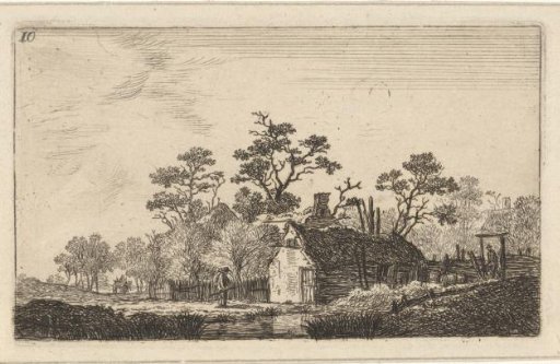 Landscape with Houses among the Trees