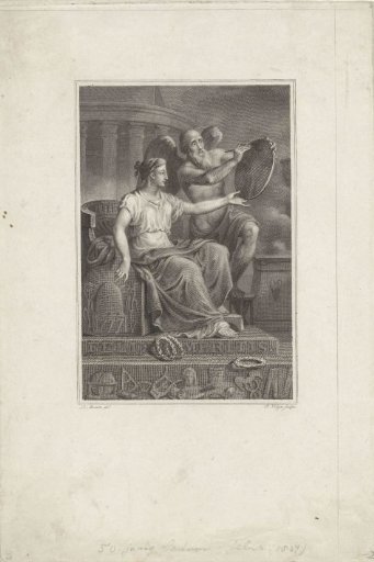 Allegory on the golden jubilee of Felix Meritis