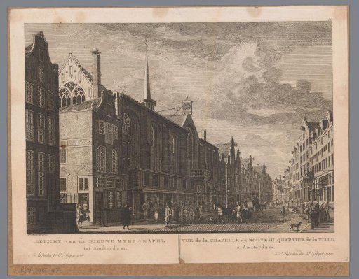 View of the Nieuwezijds Chapel in Amsterdam