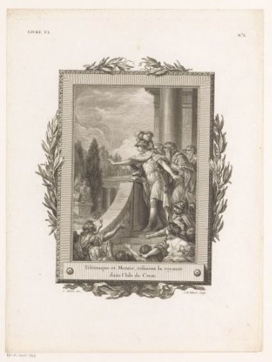 Telemachus Refuses the Crown of Crete