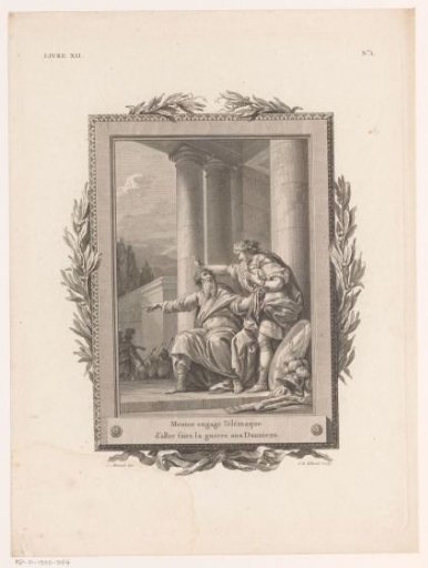 Mentor Urges Telemachus to Fight the Daunii