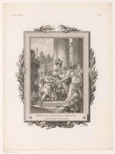 Philokles is Received in a Friendly Manner by Idomeneus