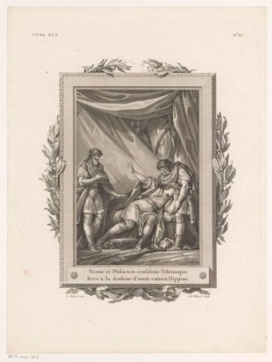 Telemachus Comforted by Nestor and Philoctetes