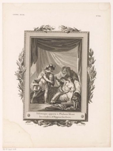 Telemachus Brings the Ashes of Hippias to Phalantus