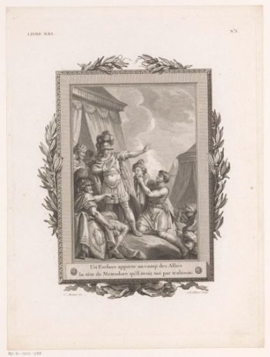 Telemachus is Presented with the Head of the Traitor Metrodorus