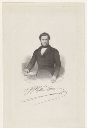 Portrait of Jan Jacob Lodewijk ten Kate