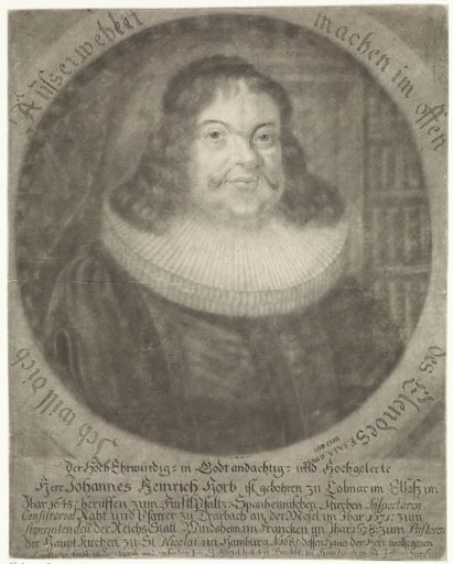 Portrait of Johann Heinrich Horb