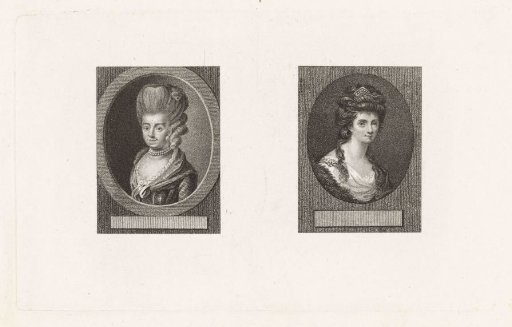Portraits of Juliana Cornelia de Lannoy and Angelica Kauffmann