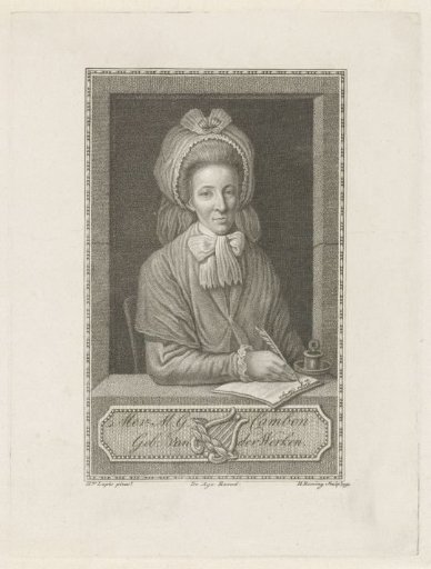 Portrait of Margareta Geertruid van der Werken