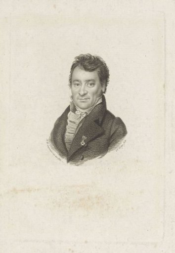 Portrait of the poet Hendrik Tollens