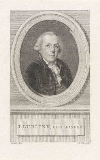 Portrait of the Writer Johannes Lublink de Jonge