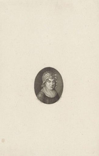 Portrait of the Dutch Poetess Petronella Moens