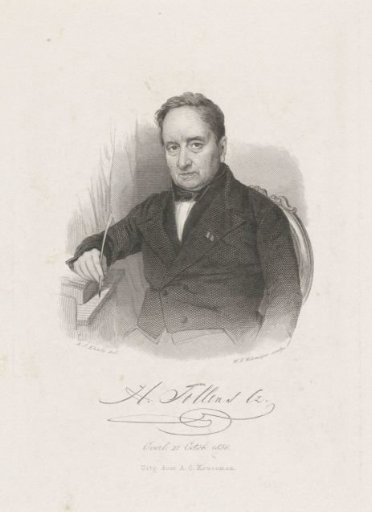 Portrait of Hendrik Tollens