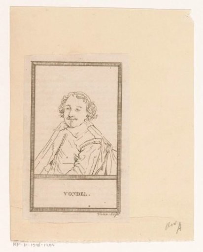 Portrait of Joost van den Vondel