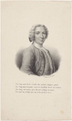 Portrait of the writer Justus van Effen