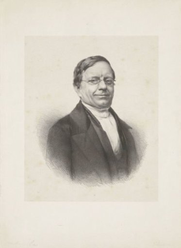 Portrait of Abraham Jacob van der Aa