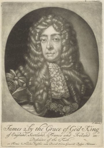 Portrait of James II, King of England