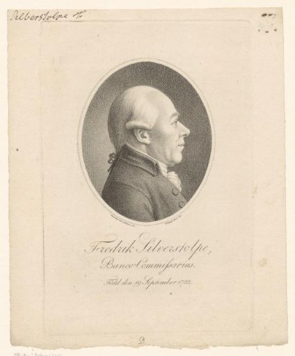 Portrait of Fredrik Silverstolpe