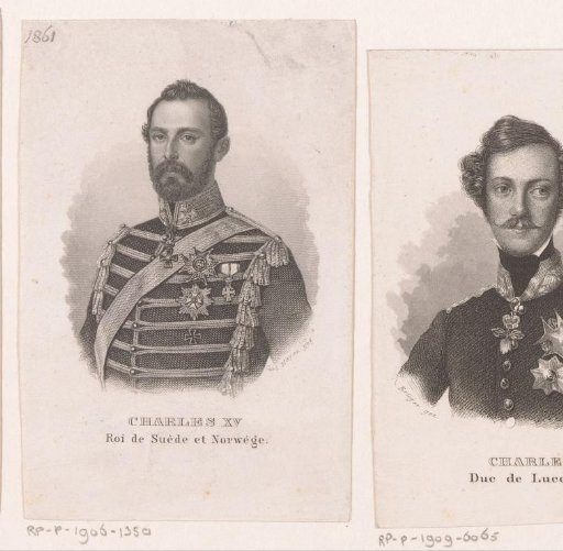 Portrait of Charles XV, King of Sweden and Norway