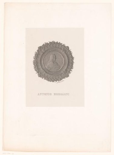 Medal with portrait of Antonio Morgagni