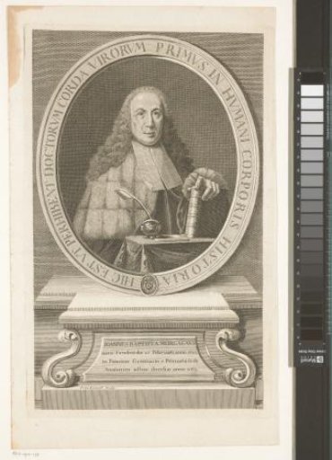 Portrait of the anatomist Giovanni Battista Morgagni