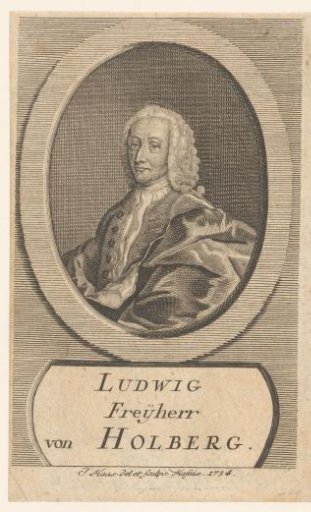 Portrait of Ludvig Holberg