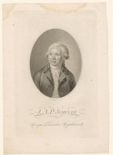Portrait of Johan Abraham Peter Schulz