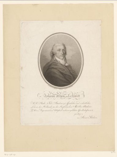 Portrait of Johann Adam Schmidt