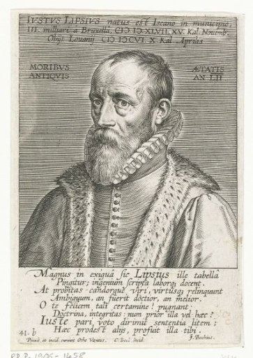 Portrait of Justus Lipsius at the age of 52