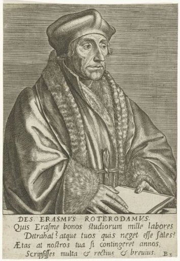 Portrait of Desiderius Erasmus