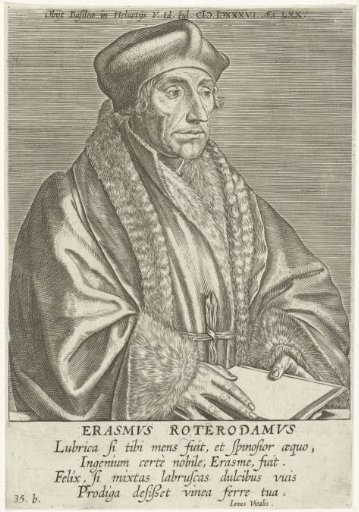 Portrait of Desiderius Erasmus