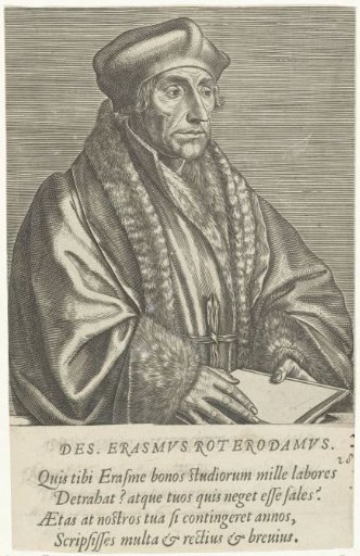 Portrait of Desiderius Erasmus