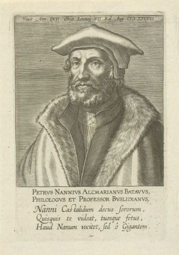 Portrait of Petrus Nannius