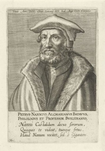 Portrait of Petrus Nannius