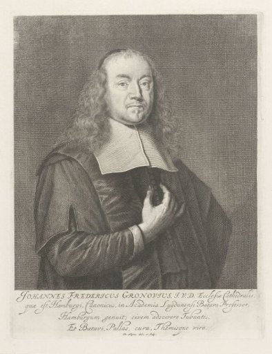 Portrait of Johannes Fredericus Gronovius